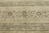 8x10 Ivory and Brown Turkish Tribal Rug