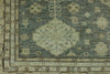 12x15 Charcoal and Beige Turkish Tribal Rug