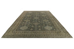 12x15 Charcoal and Beige Turkish Tribal Rug