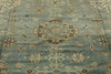 12x15 Light Blue and Light Brown Turkish Tribal Rug