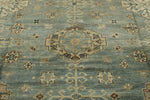 12x15 Light Blue and Light Brown Turkish Tribal Rug