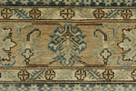 12x15 Light Blue and Light Brown Turkish Tribal Rug