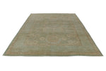 9x12 Gray and Light Blue Turkish Tribal Rug