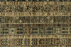 9x12 Light Blue and Light Brown Turkish Tribal Rug