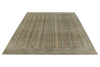 9x12 Light Blue and Light Brown Turkish Tribal Rug