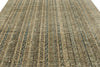 9x12 Light Blue and Light Brown Turkish Tribal Rug