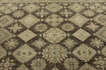 12x15 Light Brown and Ivory Turkish Tribal Rug