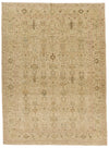 9x12 Ivory and Ivory Turkish Tribal Rug