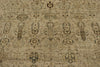 9x12 Ivory and Ivory Turkish Tribal Rug