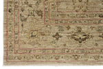 9x12 Ivory and Ivory Turkish Tribal Rug