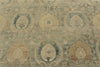 8x10 Gray and Ivory Turkish Tribal Rug