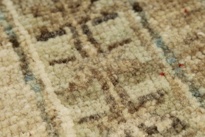 8x10 Brown and Multicolor Turkish Tribal Rug
