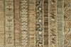 8x10 Brown and Multicolor Turkish Tribal Rug
