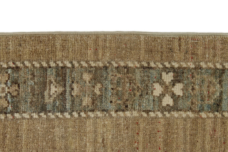 8x10 Brown and Multicolor Turkish Tribal Rug