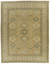 12x15 Brown and Ivory Turkish Tribal Rug