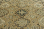 12x15 Brown and Ivory Turkish Tribal Rug
