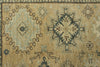 12x15 Brown and Ivory Turkish Tribal Rug
