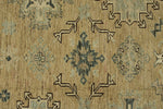 12x15 Brown and Ivory Turkish Tribal Rug