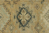 12x15 Brown and Ivory Turkish Tribal Rug