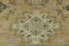 12x15 Brown and Ivory Turkish Tribal Rug