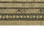 12x15 Brown and Ivory Turkish Tribal Rug