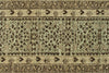 9x12 Ivory and Brown Turkish Tribal Rug