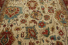 9x12 Ivory and Red Persian Rug