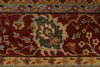 9x12 Ivory and Red Persian Rug