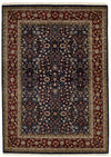 6x8 Navy and Burgundy Turkish Traditional Rug