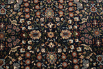 6x8 Navy and Burgundy Turkish Traditional Rug