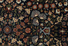 6x8 Navy and Burgundy Turkish Traditional Rug
