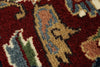 6x8 Navy and Burgundy Turkish Traditional Rug
