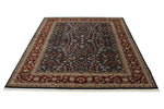 6x8 Navy and Burgundy Turkish Traditional Rug