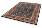 6x8 Navy and Burgundy Turkish Traditional Rug