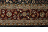 6x8 Navy and Burgundy Turkish Traditional Rug
