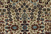 6x8 Ivory and Burgundy Turkish Traditional Rug