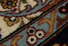6x8 Ivory and Burgundy Turkish Traditional Rug