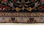 6x8 Ivory and Burgundy Turkish Traditional Rug