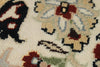 8x12 Black and Ivory Turkish Traditional Rug