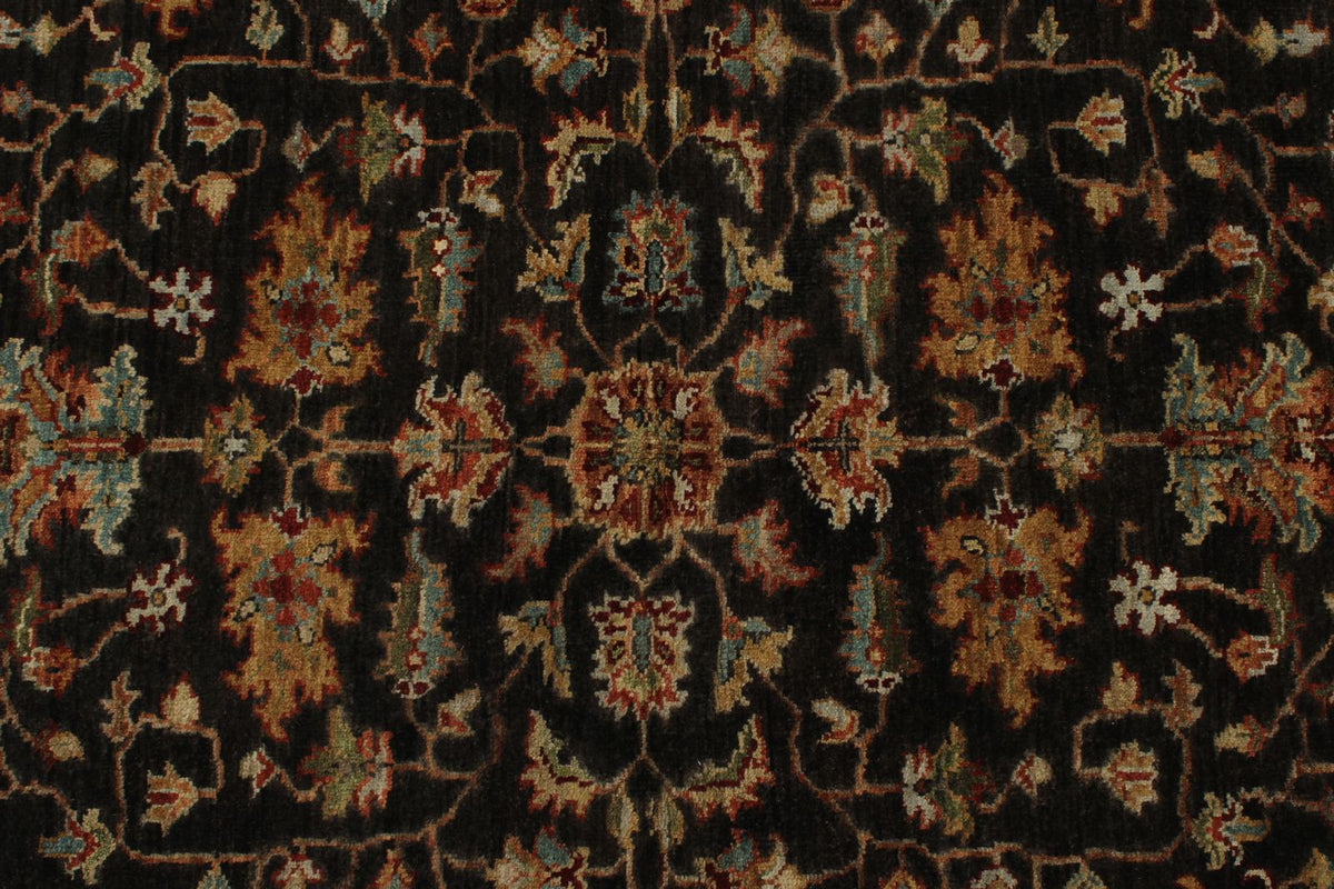 4x6 Brown and Light Brown Persian Rug