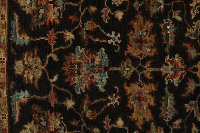 4x6 Brown and Light Brown Persian Rug