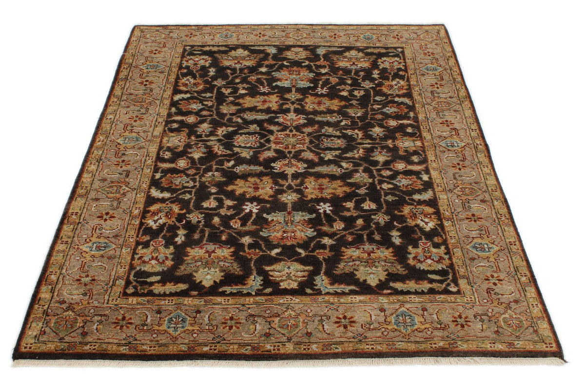 4x6 Brown and Light Brown Persian Rug