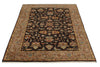 4x6 Brown and Light Brown Persian Rug