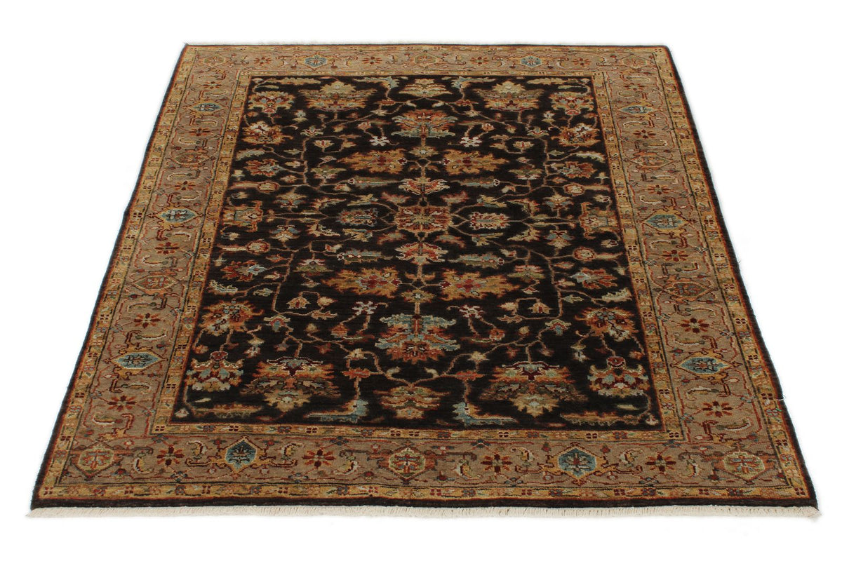4x6 Brown and Light Brown Persian Rug