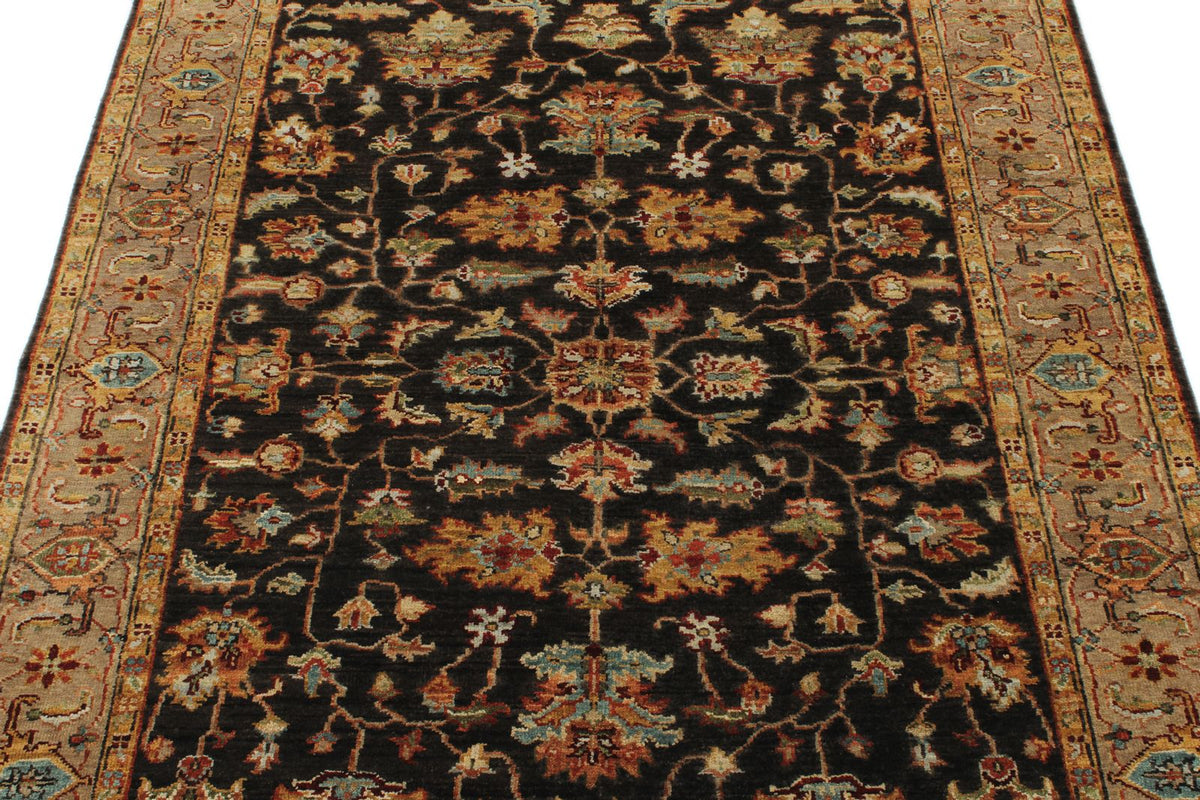 4x6 Brown and Light Brown Persian Rug