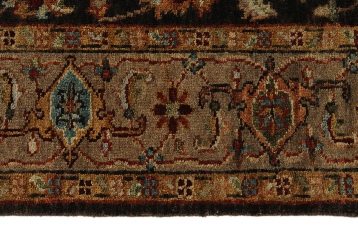 4x6 Brown and Light Brown Persian Rug