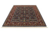 6x8 Black and Burgundy Turkish Traditional Rug