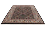 8x12 Black and Ivory Turkish Traditional Rug