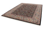 8x12 Black and Ivory Turkish Traditional Rug