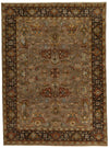 9x12 Light Brown and Brown Persian Rug